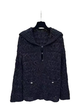 Like new Chanel black knitted sweater